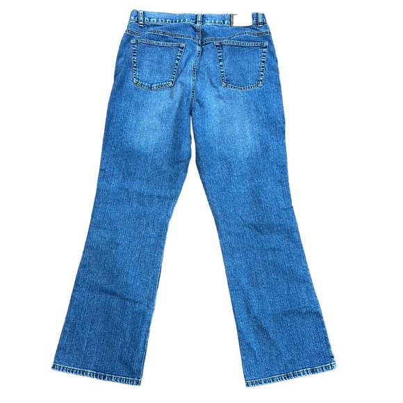 Lauren by Ralph Lauren Jeans Co Wide Leg Medium Wash‎ Denim Jeans Size 10 - Picture 2 of 8